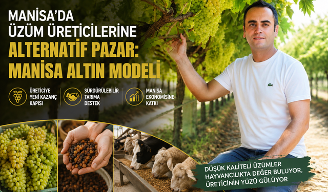 Manisa'da üzüm üreticilerine alternatif pazar