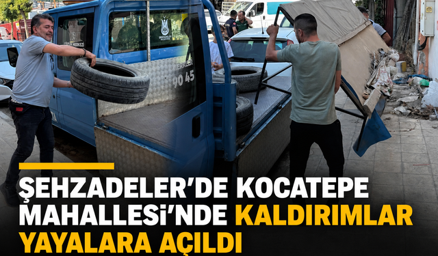Şehzadeler’de Kocatepe Mahallesi’nde Kaldırımlar Yayalara Açıldı