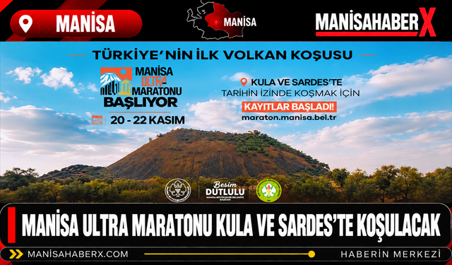 Manisa Ultra Maratonu Kula ve Sardes’te Koşulacak