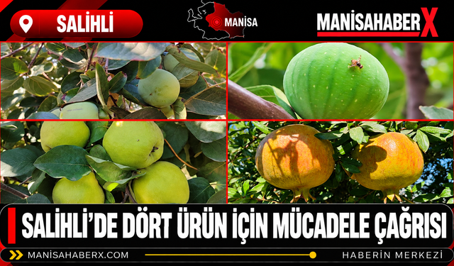 Salihli’de Dört Ürün İçin Mücadele Çağrısı