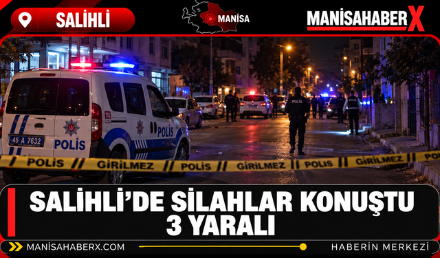 Salihli’de Silahlar Konuştu 3 Yaralı