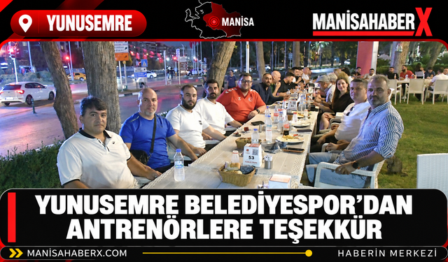 Yunusemre Belediyespor’dan Antrenörlere Teşekkür