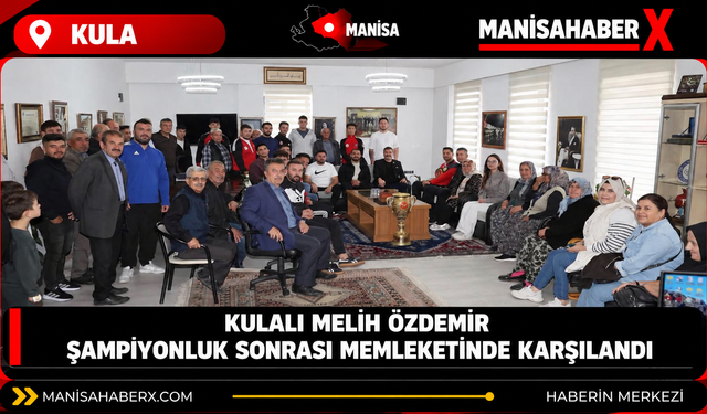 Kulalı Melih Özdemir şampiyonluk sonrası memleketinde karşılandı