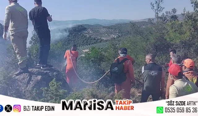 Manisa Kırkağaç'ta Orman Yangını Yeniden Alevlendi: Bostancı Mahallesi Tahliye Edildi
