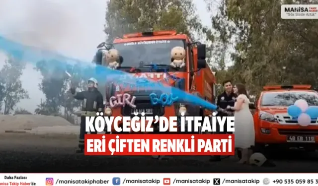 Köyceğiz’de İtfaiye Eri Çiftten Renkli Cinsiyet Partisi