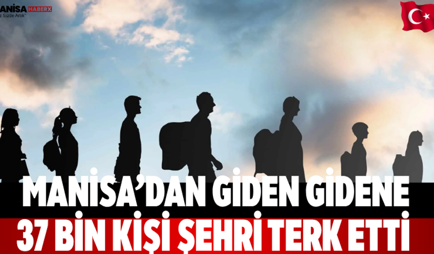 Manisa’dan Giden Gidene 37 Bin Kişi Şehri Terk Etti