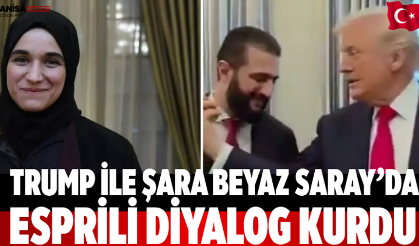 Trump ile Şara Beyaz Saray’da Esprili Diyalog Kurdu