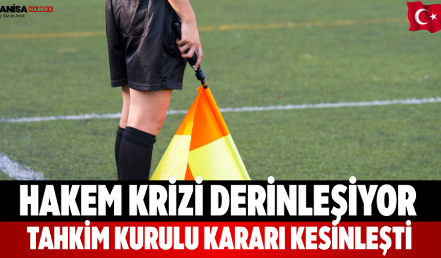 Hakem Krizi Derinleşiyor Tahkim Kurulu Kararı Kesinleşti