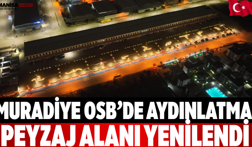 Muradiye OSB’de Aydınlatma Peyzaj Alanı Yenilendi