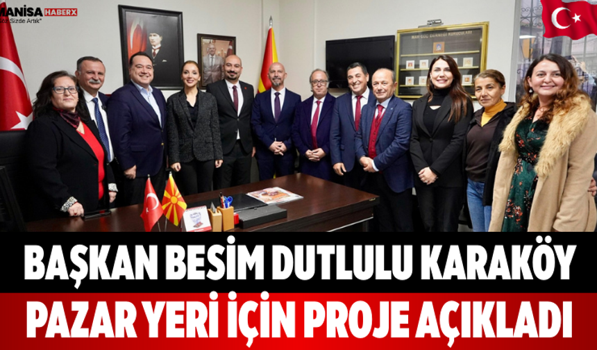 Başkan Besim Dutlulu Karaköy Pazar Yeri için proje açıkladı