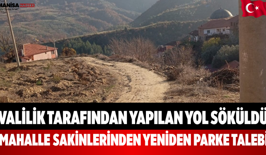 Karacaali’de Sökülen Mezarlık Yolu Bir Yıldır Yapılmadı