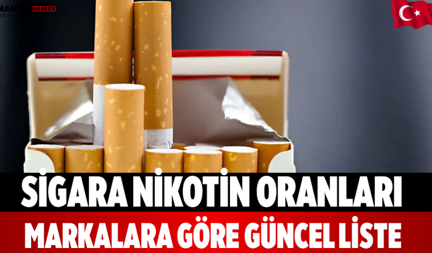 Sigara Nikotin Oranları  Markalara Göre Güncel Liste
