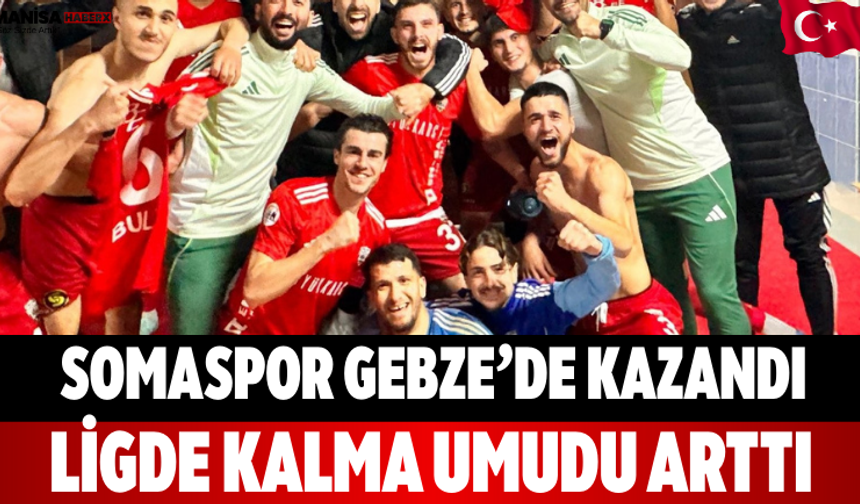 Somaspor Gebze’de kazandı, ligde kalma umudu arttı