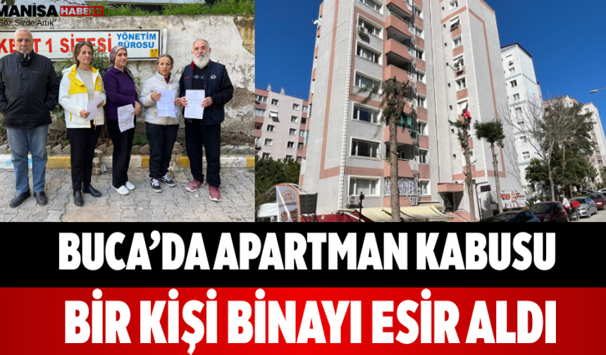 Buca’da Apartman Kabusu Bir Kişi Binayı Esir Aldı