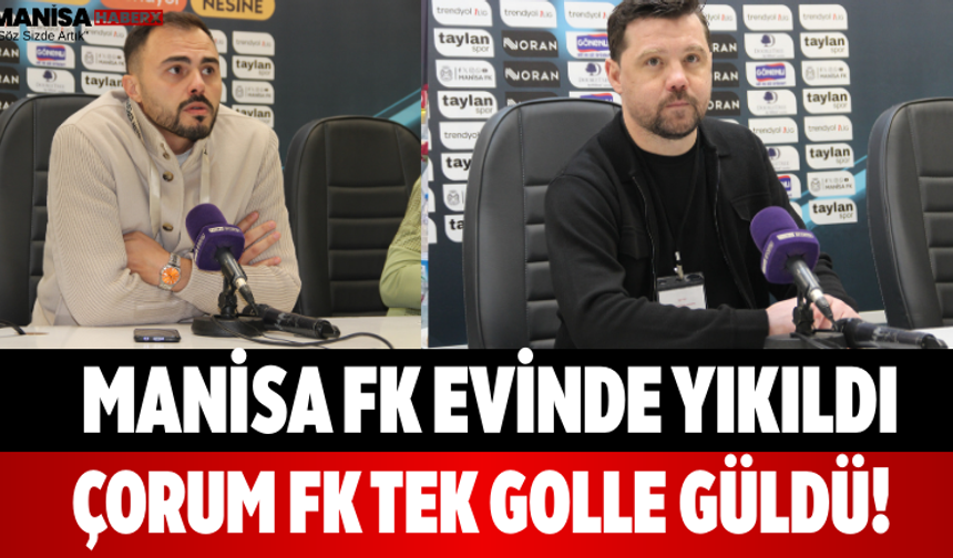 Manisa FK Evinde Yıkıldı Çorum FK Tek Golle Güldü!