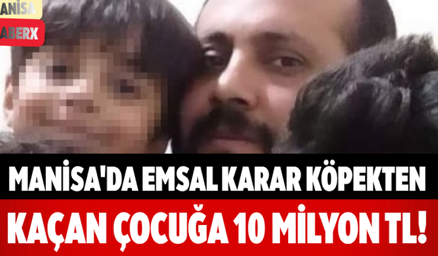 Manisa'da Emsal Karar Köpekten Kaçan Çocuğa 10 Milyon TL!