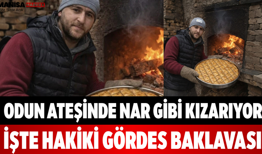 Odun Ateşinde Nar Gibi Kızarıyor: İşte Hakiki Gördes Baklavası