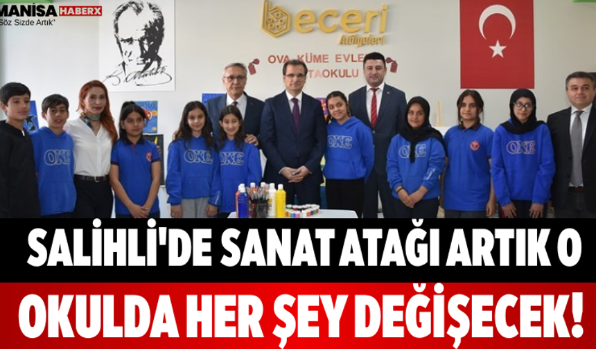 Salihli'de Sanat Atağı Artık O Okulda Her Şey Değişecek!