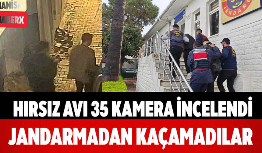 Hırsız Avı 35 Kamera İncelendi Jandarmadan Kaçamadılar