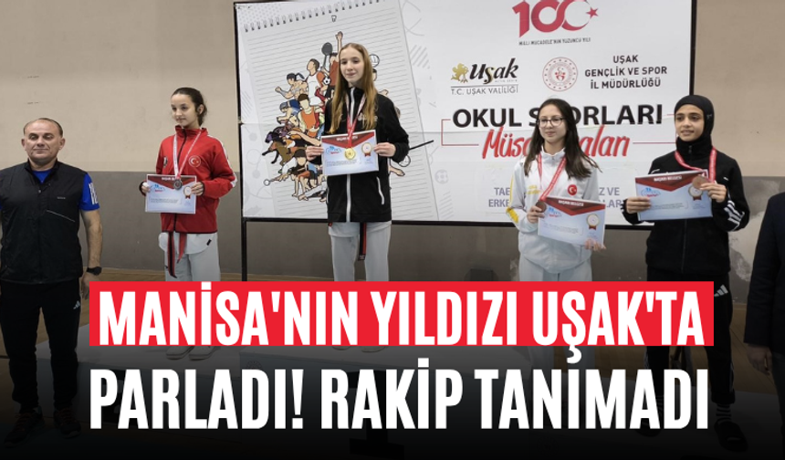 Manisa'nın Yıldızı Uşak'ta Parladı! Rakip Tanımadı