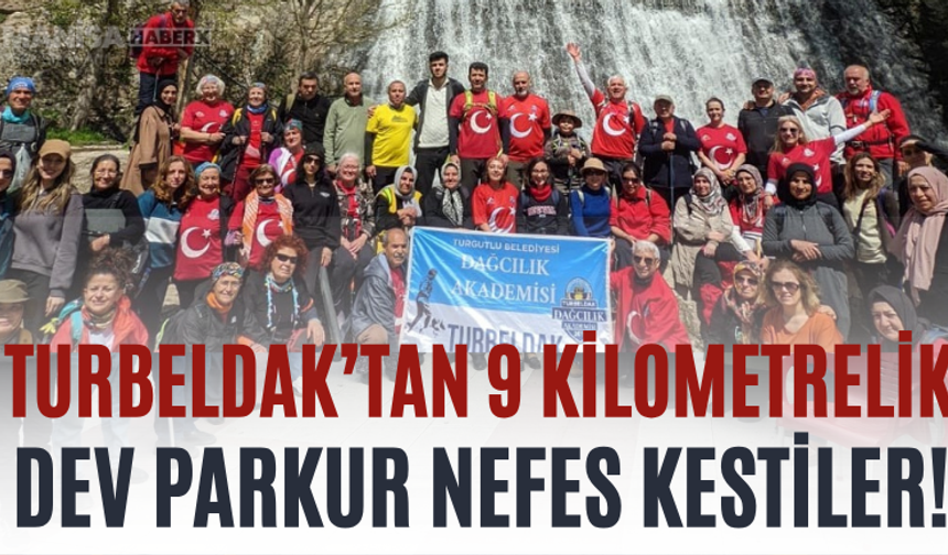 TURBELDAK’tan 9 Kilometrelik Dev Parkur Nefes Kestiler!