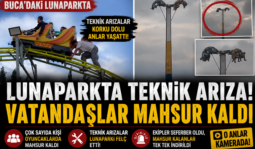 Eğlenmeye Gittiler Kabusu Yaşadılar! İzmir’de Lunapark Krizi