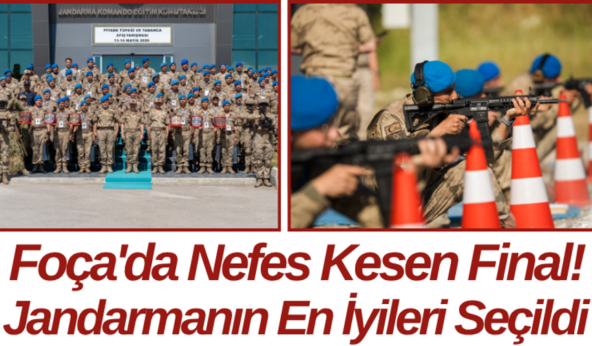 Foça'da Nefes Kesen Final! Jandarmanın En İyileri Seçildi
