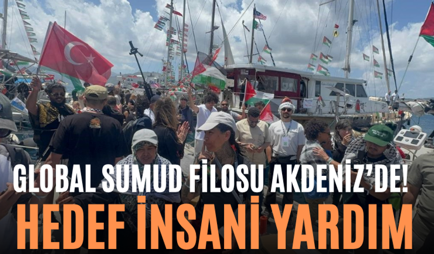 Global Sumud Filosu Akdeniz’de! Hedef İnsani Yardım