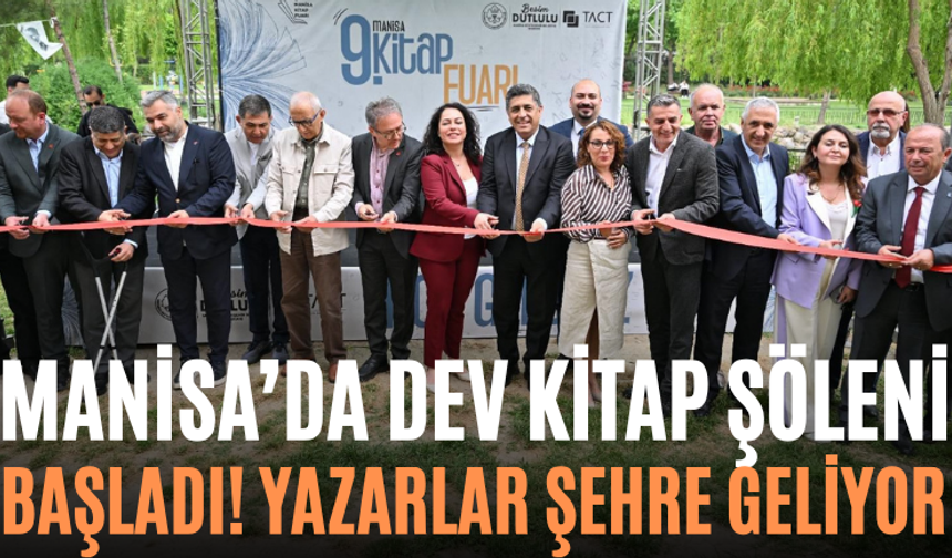 Manisa’da Dev Kitap Şöleni Başladı! Yazarlar Şehre Geliyor