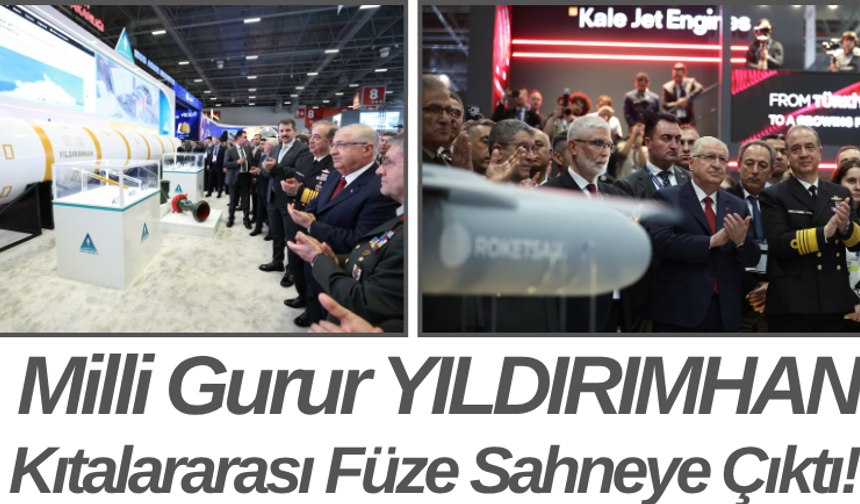Milli Gurur YILDIRIMHAN Kıtalararası Füze Sahneye Çıktı!