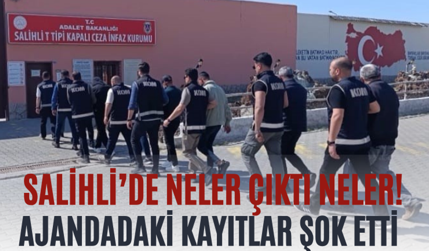 Salihli’de Neler Çıktı Neler! Ajandadaki Kayıtlar Şok Etti
