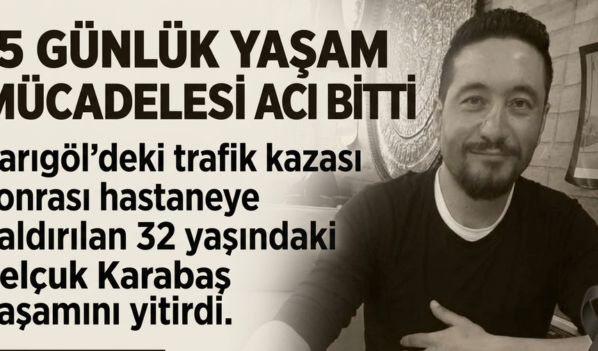 Sarıgöl'de Büyük Üzüntü Genç Baba Hayatını Kaybetti