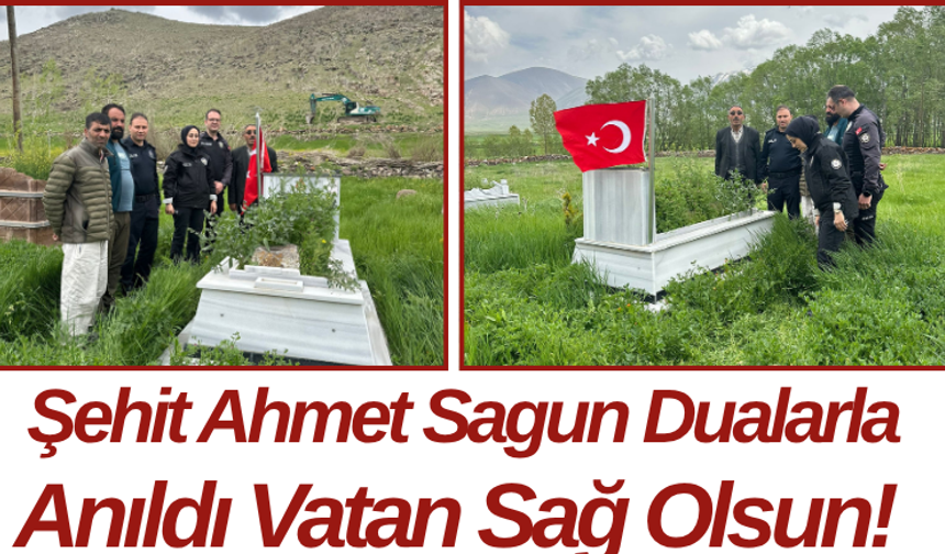 Şehit Ahmet Sagun Dualarla Anıldı Vatan Sağ Olsun!