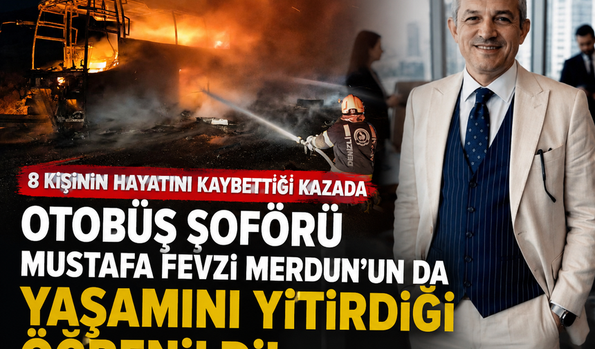 Selendi Yasta Şoför Mustafa Fevzi Merdun Kazada Can Verdi!