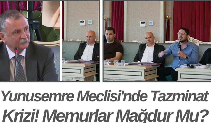 Yunusemre Meclisi'nde Tazminat Krizi! Memurlar Mağdur Mu?