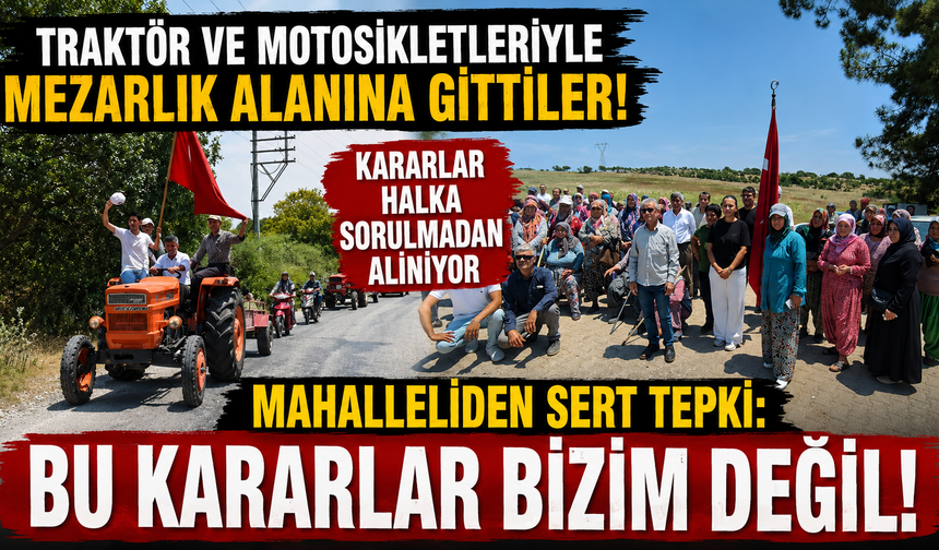 Başkan Dutlulu’nun Mezarlık Projesine Mahalleli Freni