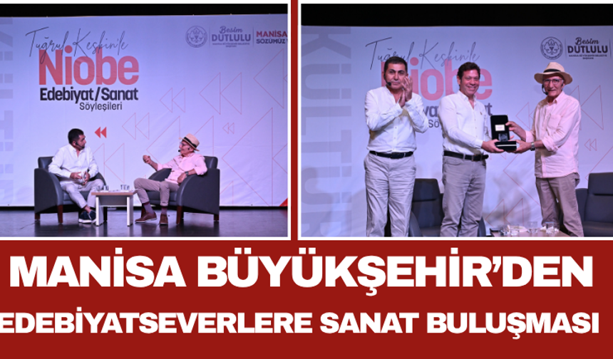 Manisa Büyükşehir’den Edebiyatseverlere Sanat Buluşması