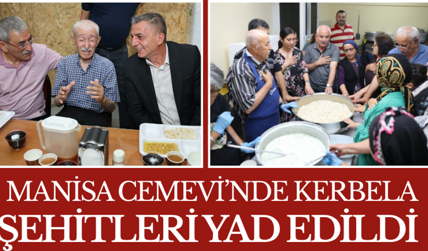 Manisa Cemevi’nde Kerbela Şehitleri Yad Edildi