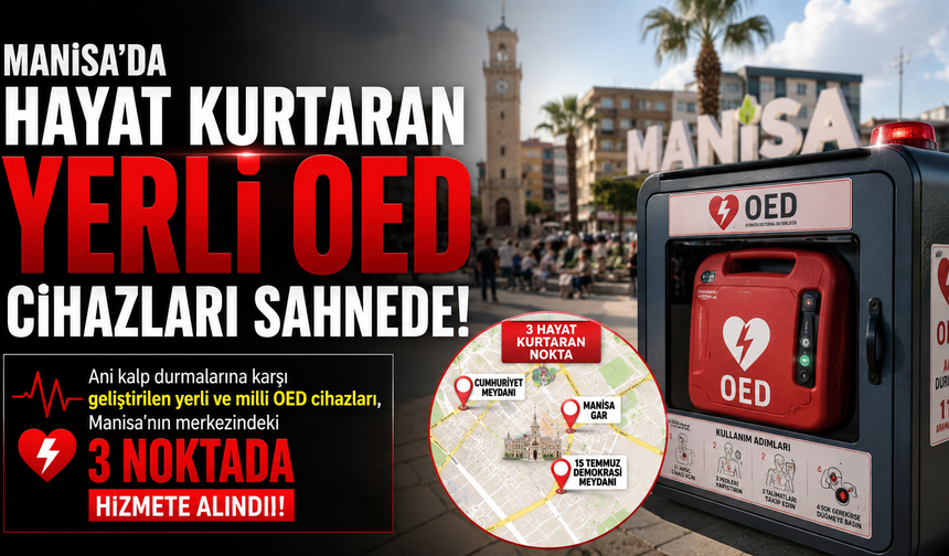Manisa’da Hayat Kurtaran Yerli OED Cihazları Sahnede!