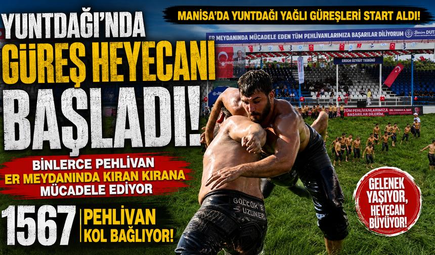 Yuntdağı’nda Güreş Heyecanı Başladı 1567 Pehlivan