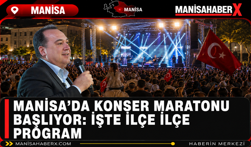 Manisa’da Konser Maratonu Başlıyor: İşte İlçe İlçe Program