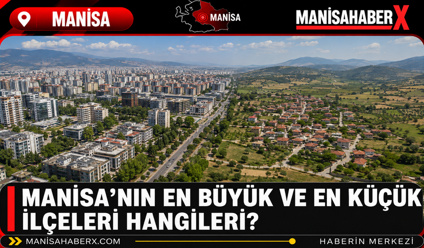 Manisa’nın En Büyük ve En Küçük İlçeleri Hangileri?
