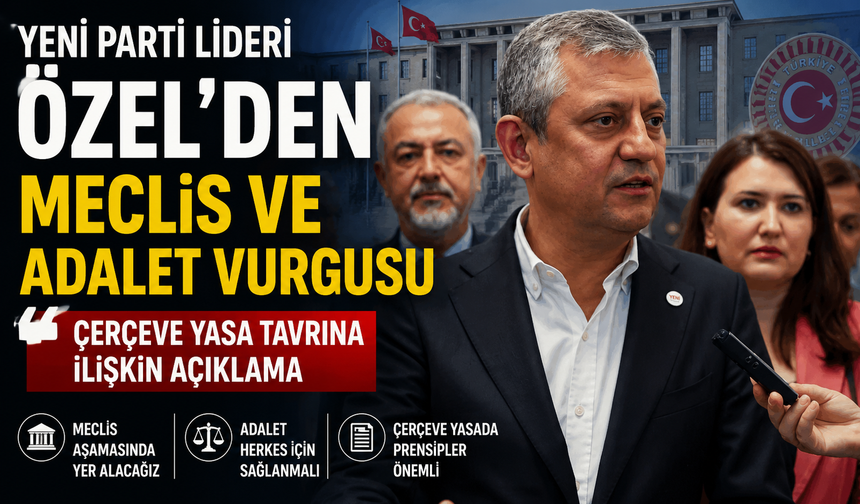 Özgür Özel'den Yeni Parti'nin Çerçeve Yasa Tavrına İlişkin Açıklama