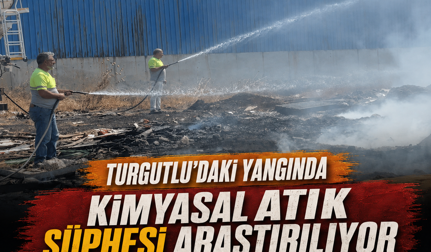 Turgutlu’daki Yangında Kimyasal Atık Şüphesi Araştırılıyor