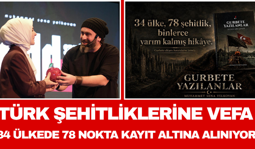 Türk şehitliklerine vefa 34 ülkede 78 nokta kayıt altına alınıyor