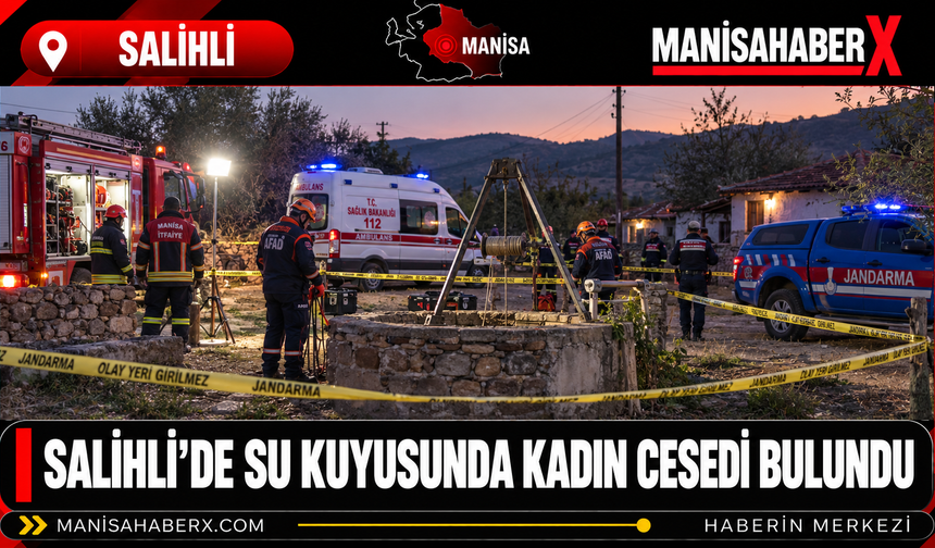 Salihli’de Su Kuyusunda Kadın Cesedi Bulundu