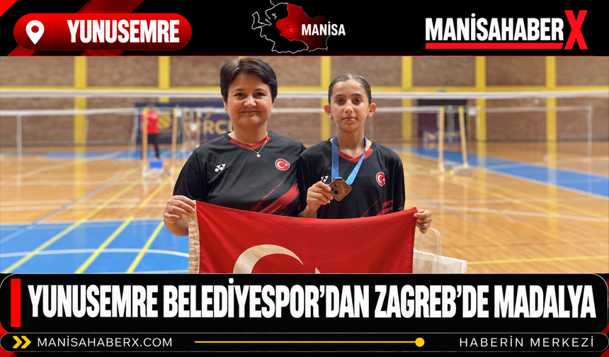 Yunusemre Belediyespor’dan Zagreb’de Madalya