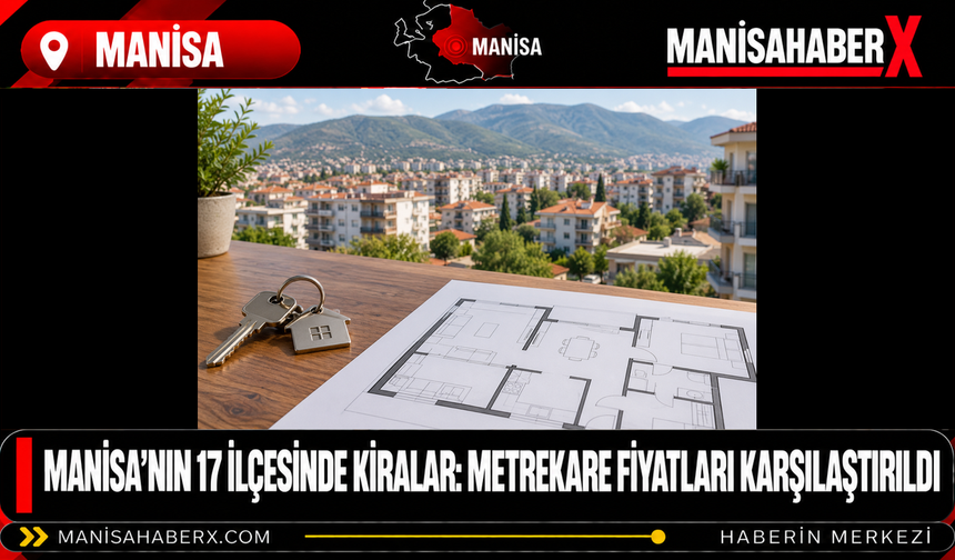 Manisa’nın 17 ilçesinde kiralar: Metrekare fiyatları karşılaştırıldı