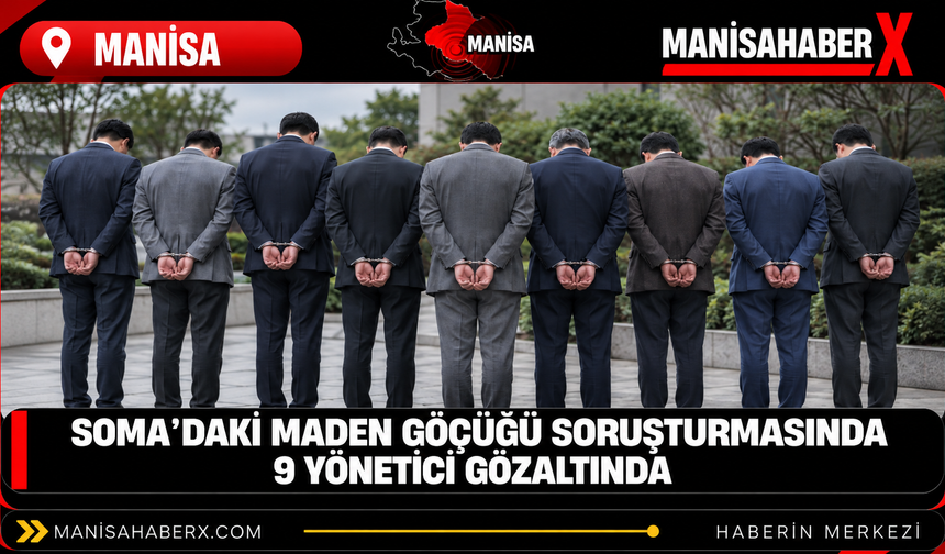 Soma’daki maden göçüğü soruşturmasında 9 yönetici gözaltında