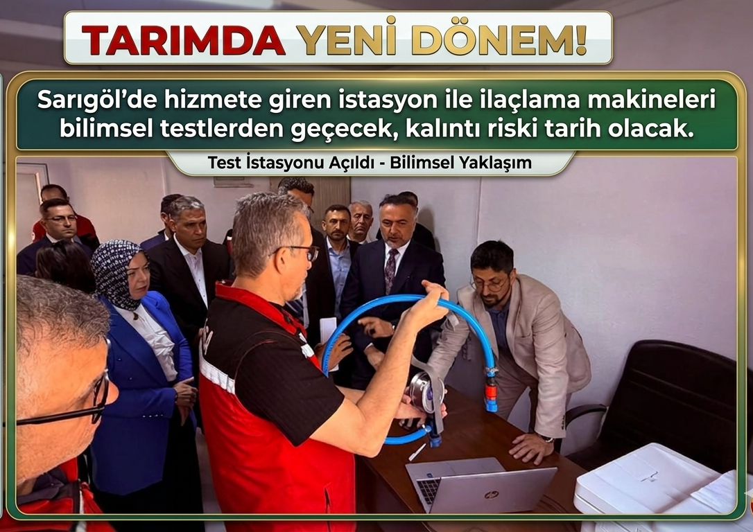 Türkiye’nin İlk Zirai Mücadele Test İstasyonu Sarıgöl’de Açıldı!